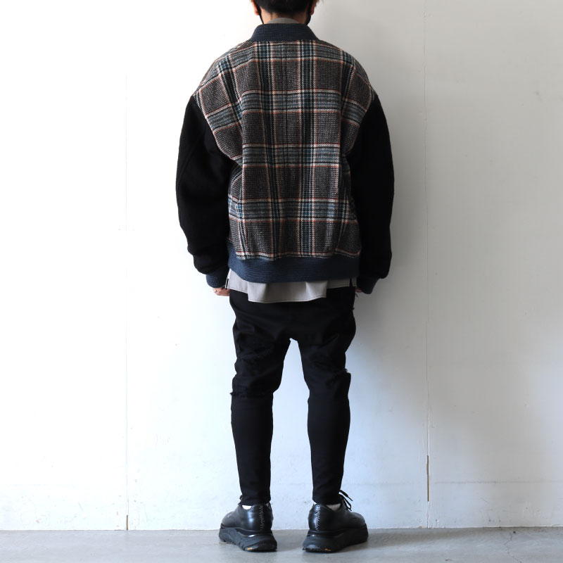 TAUPE[トープ] / スタジアムジャンパー（VINTAGE CHECK STADIUM JACKET