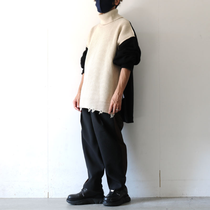 TAUPE[トープ] / タートルネックニット（BACKSIDE CRAFT TURTLE NECK 