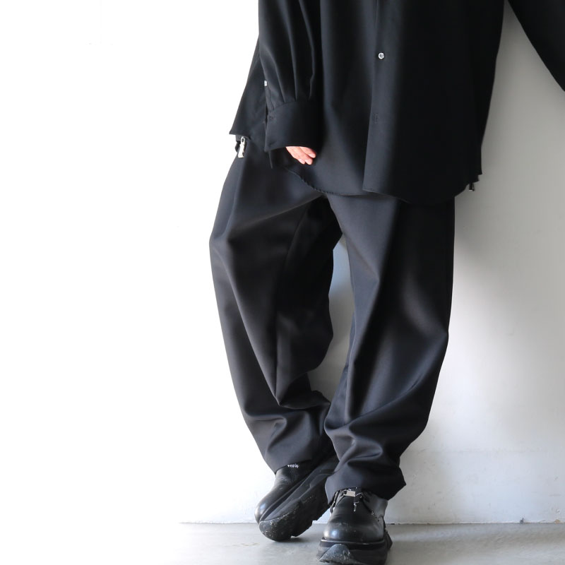 yoshio kubo GROUNDFLOOR(ヨシオクボ) /ワイドパンツ(TWILL WIDE PANTS 