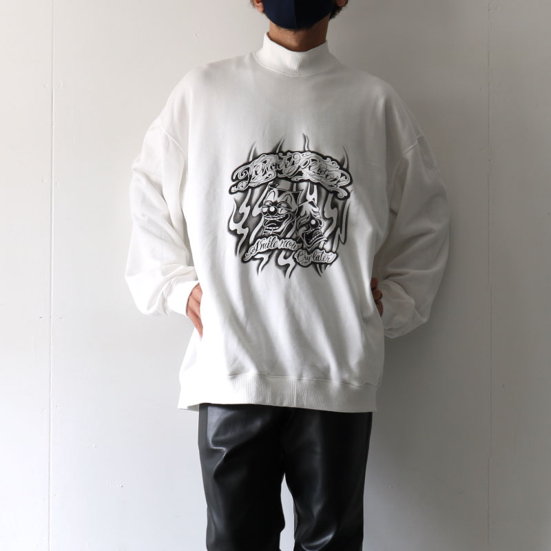 TENDER PERSON(テンダーパーソン) / プリントスウェット:2FACE PRINTED