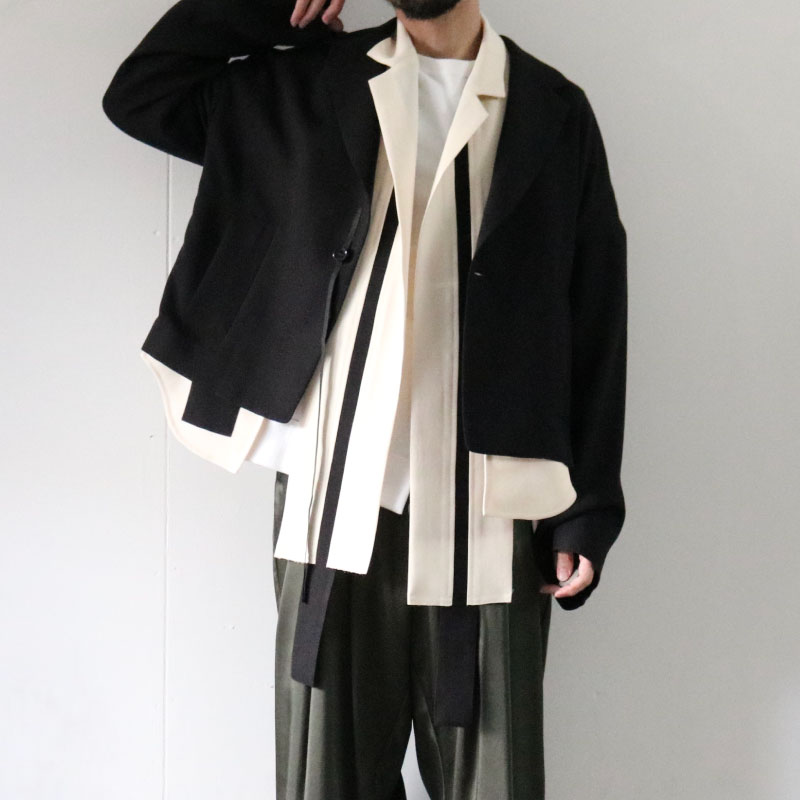 SISE(シセ) / レイヤードジャケット：LAYERED JACKET[22SS-NS-JK-01]の