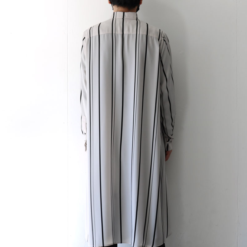 SISE(シセ) / ストライプロングシャツ：LONG SHIRTS[22SS-NS-SH-01]の
