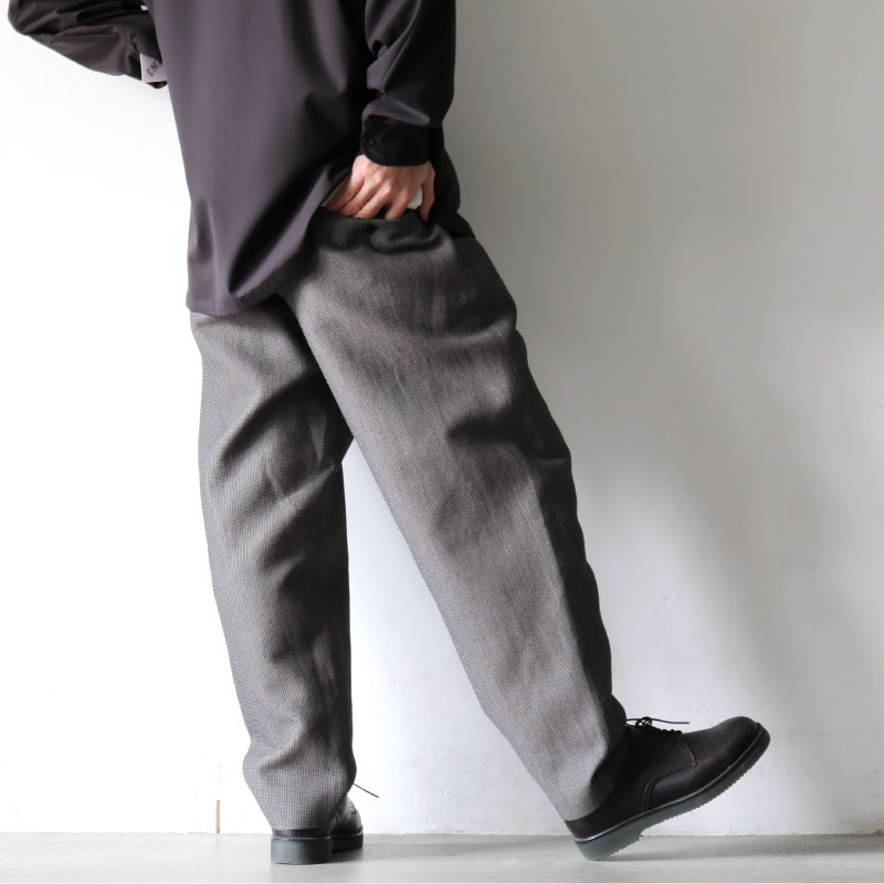 ETHOSENS(エトセンス) / HONEYCOMB TAPERED SLACKS / 5E122-75