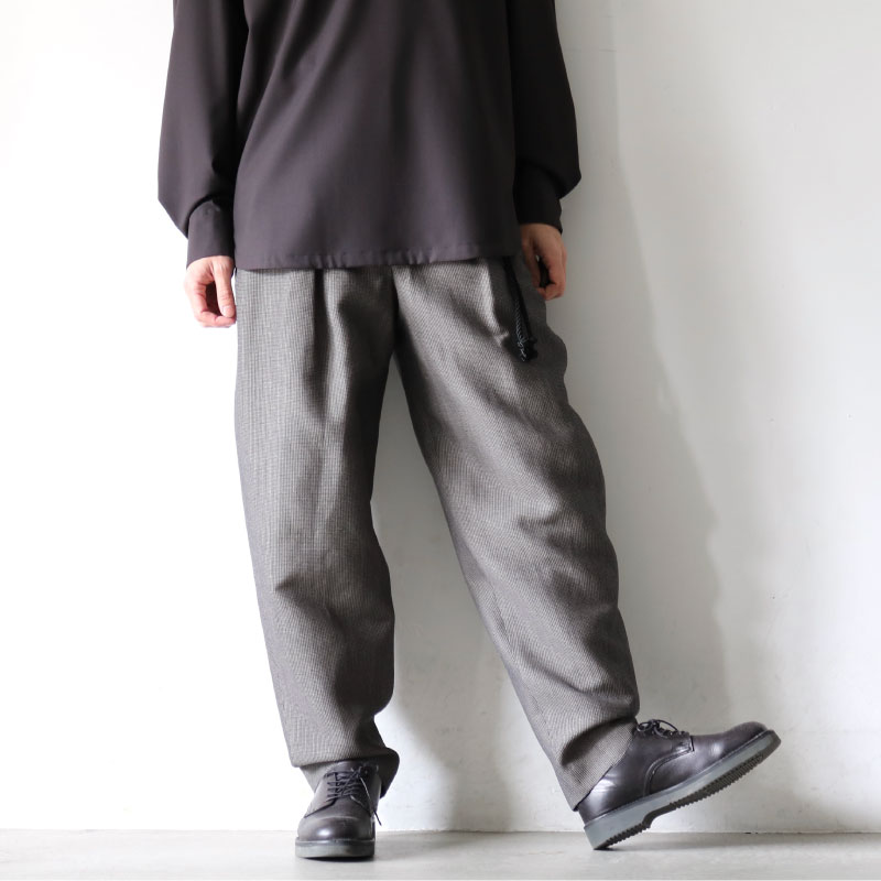 ETHOSENS(エトセンス) / HONEYCOMB TAPERED SLACKS / 5E122-75