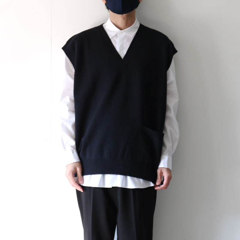 STUDIO NICHOLSON(スタジオニコルソン) / 12GG MERINO KNIT VEST