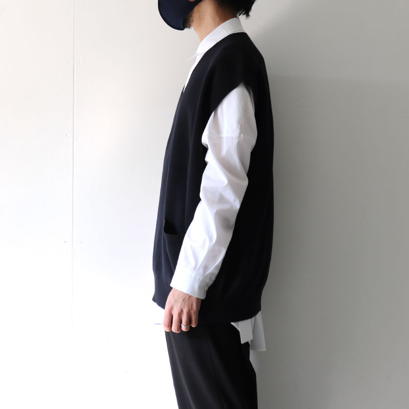 STUDIO NICHOLSON(スタジオニコルソン) / 12GG MERINO KNIT VEST