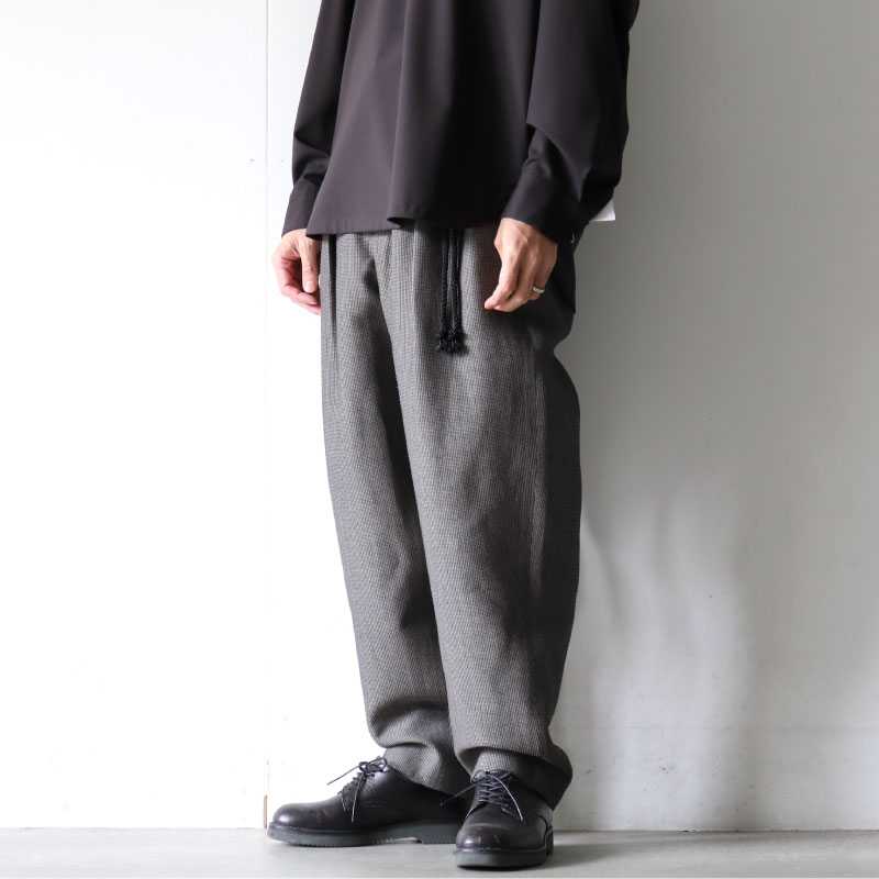 ETHOSENS(エトセンス) / HONEYCOMB TAPERED SLACKS / 5E122-75