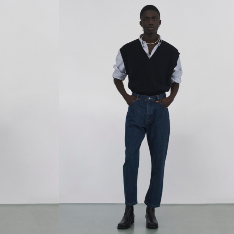 STUDIO NICHOLSON(スタジオニコルソン) / 12GG MERINO KNIT VEST