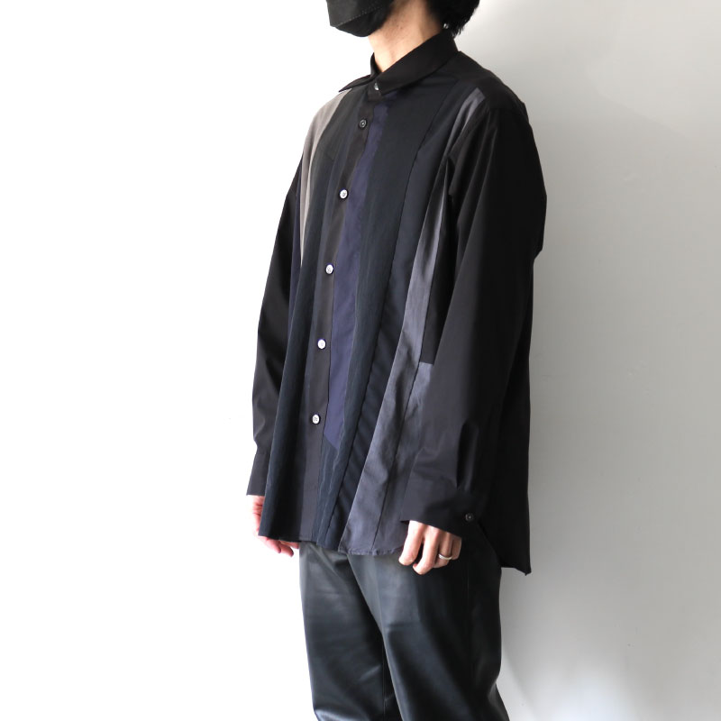 soe / パッチワークシャツ
