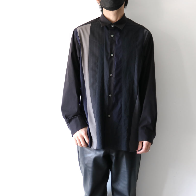soe / パッチワークシャツ