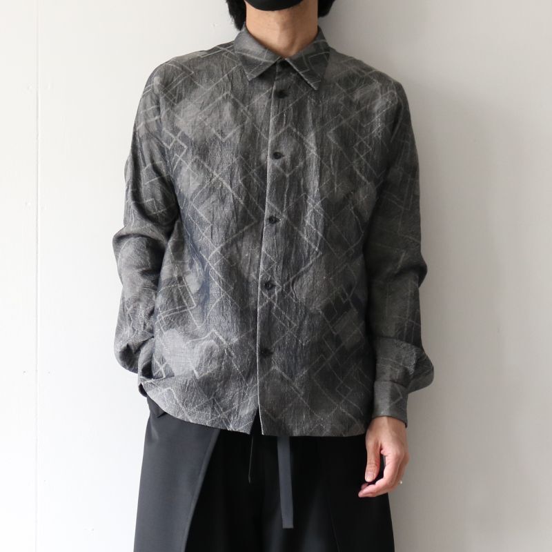 ETHOSENS(エトセンス) / GEOMETRY SHIRT / 3E122-24（ジオメトリー