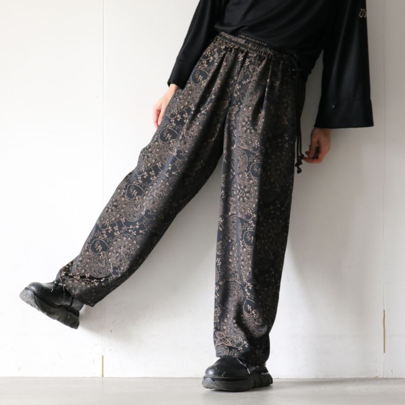 ETHOSENS(エトセンス) / JAQUARD PANTS / 6E122-76（ジャカードパンツ 
