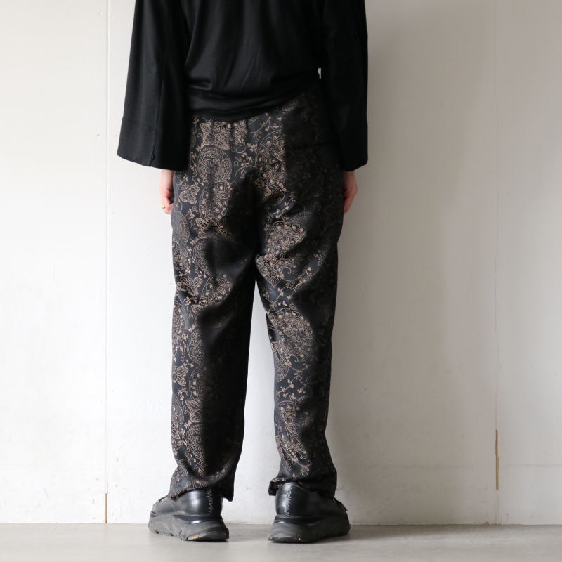 ETHOSENS / ジャカードパンツ