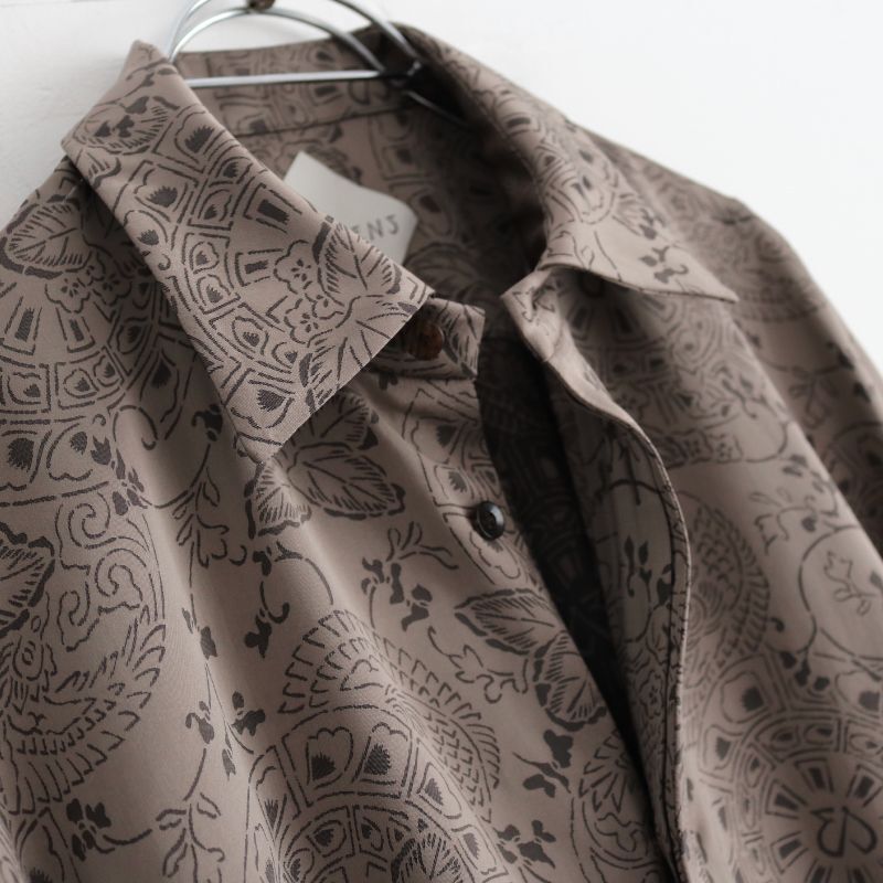 ETHOSENS(エトセンス) / VOLUME JAQUARD SHIRT / 6E122-26(ジャカード