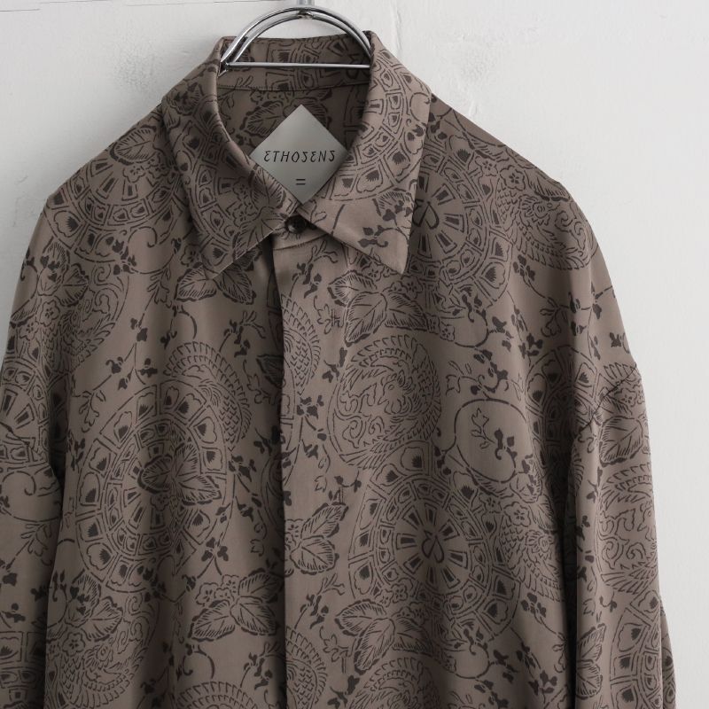 ETHOSENS(エトセンス) / VOLUME JAQUARD SHIRT / 6E122-26(ジャカード