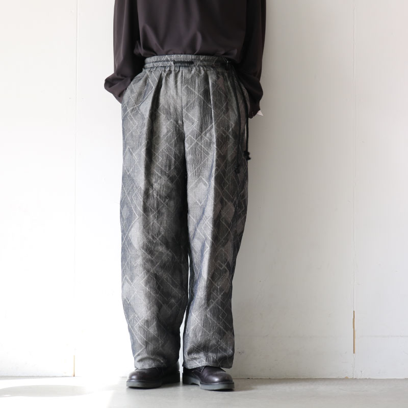 ETHOSENS(エトセンス) / GEOMETRY PANTS / 3E122-73（ジオメトリー 