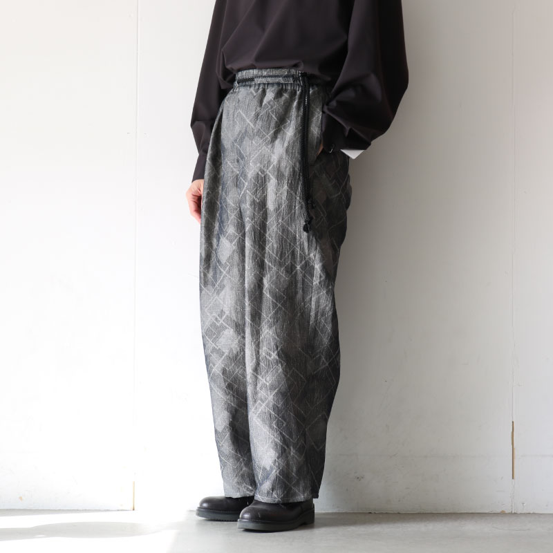ETHOSENS(エトセンス) / GEOMETRY PANTS / 3E122-73（ジオメトリー 