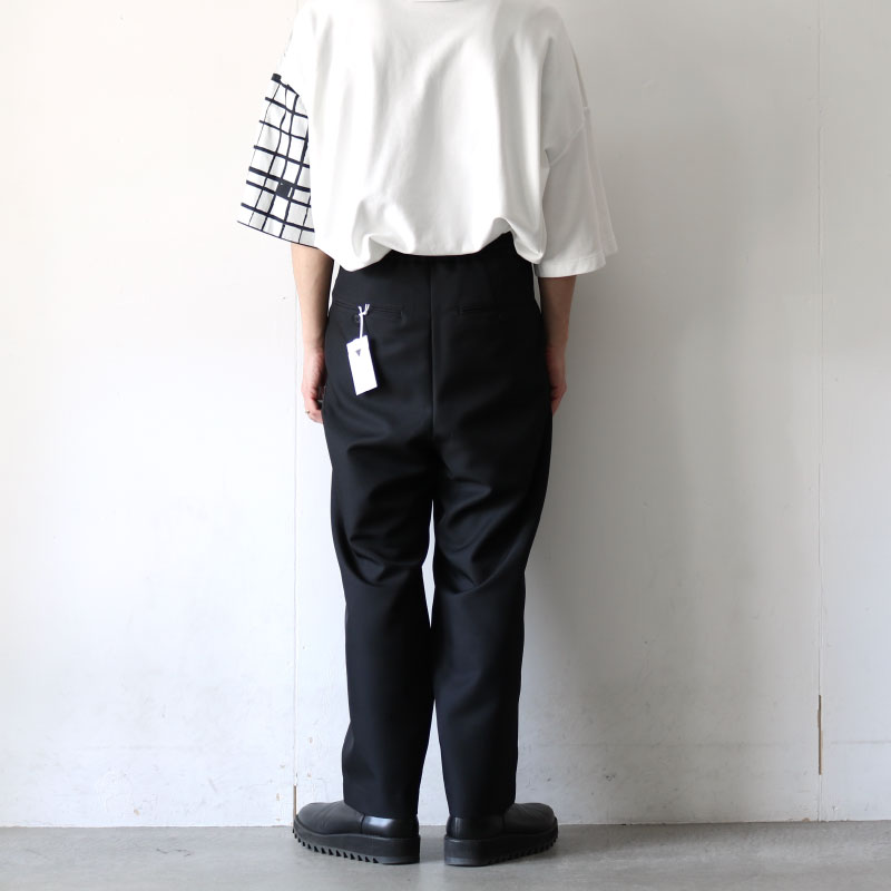 yoshio kubo(ヨシオクボ) / タックワイドパンツ(TWILL WIDE PANTS 