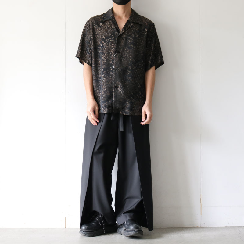 ETHOSENS(エトセンス) / SS JAQUARD SHIRT / 6E122-27（ジャカード半袖