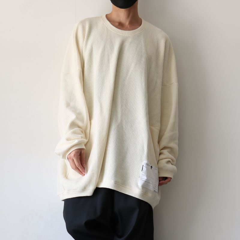 A.F ARTEFACT / オーバーサイズニット(OVER SIZED KNIT PULLOVER / ag