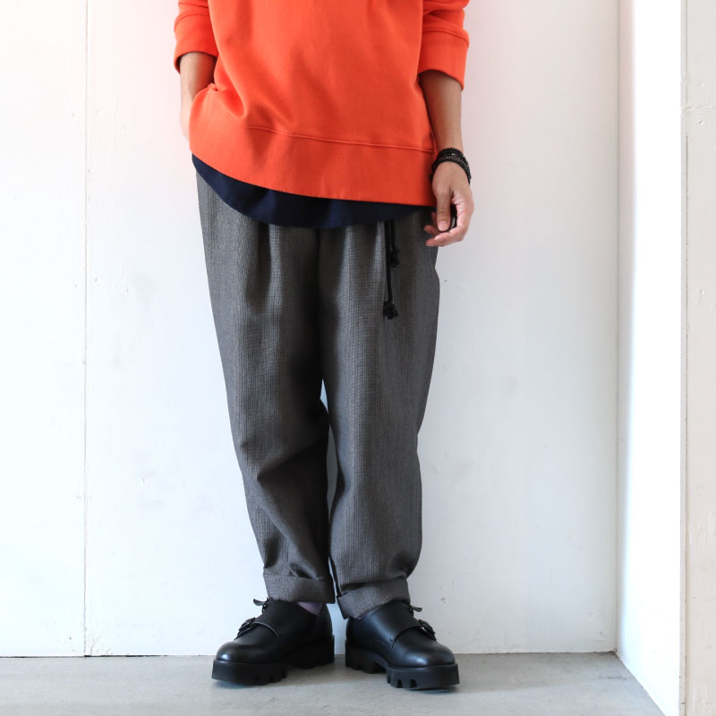 ETHOSENS(エトセンス) / HONEYCOMB TAPERED SLACKS / 5E122-75