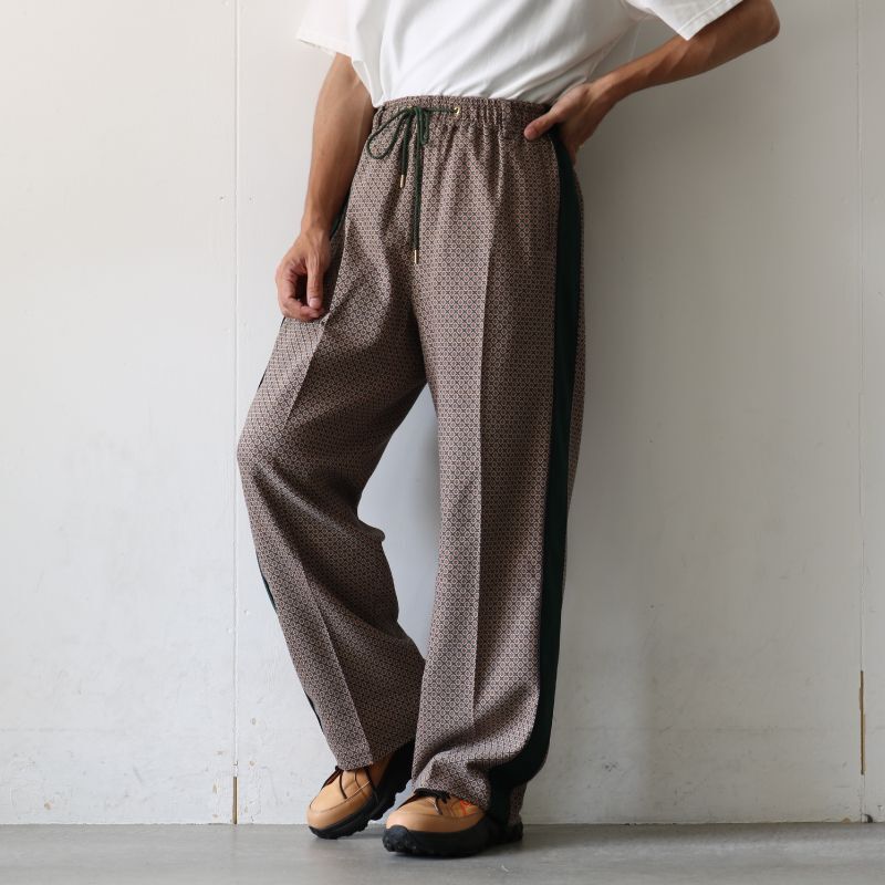 TAUPE[トープ] / サイドラインパンツ（GEOMETRIC JQ SIDE LINE PANTS