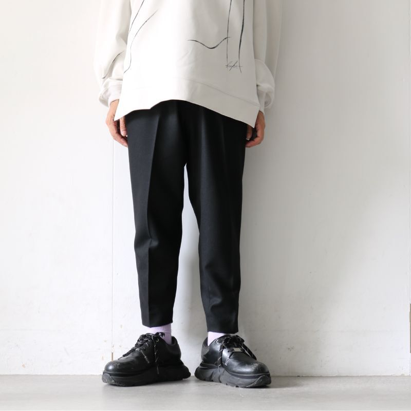 SISE(シセ) / ウールパンツ：WIDE TAPERED PANTS[22AW-NA-PT-08]の通販