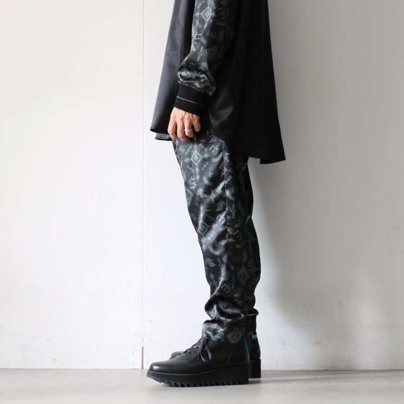 SISE(シセ) / プリントパンツ：WIDE TAPERED PANTS[22AW-NA-PT-02]の 
