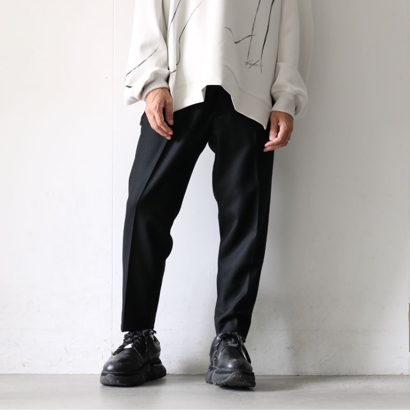 SISE(シセ) / ウールパンツ：WIDE TAPERED PANTS[22AW-NA-PT-08]の通販