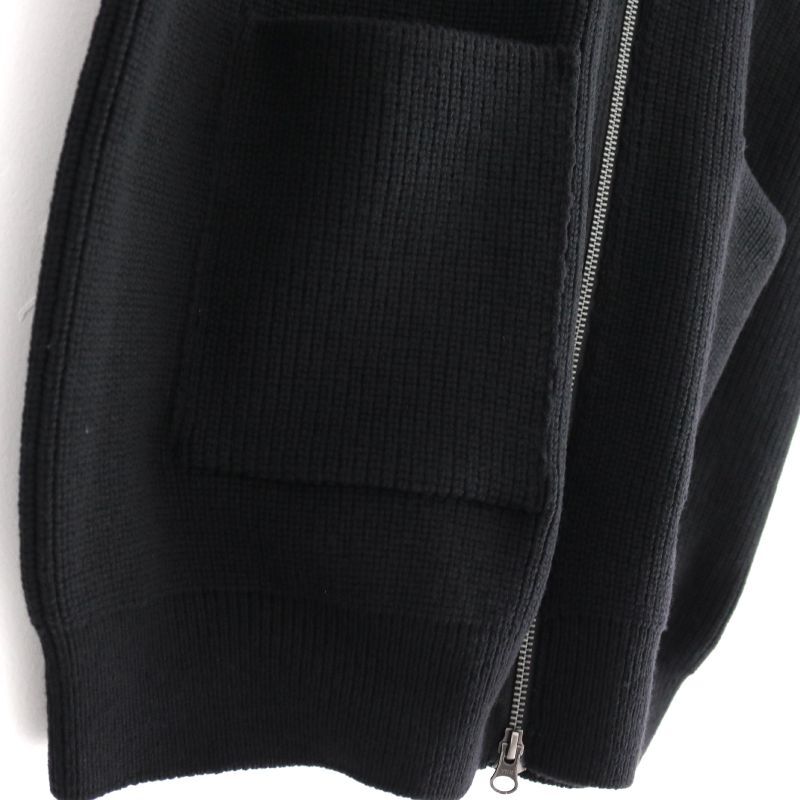 UNDECORATED(アンデコレイテッド),ニットジップアップベスト,MF WOOL
