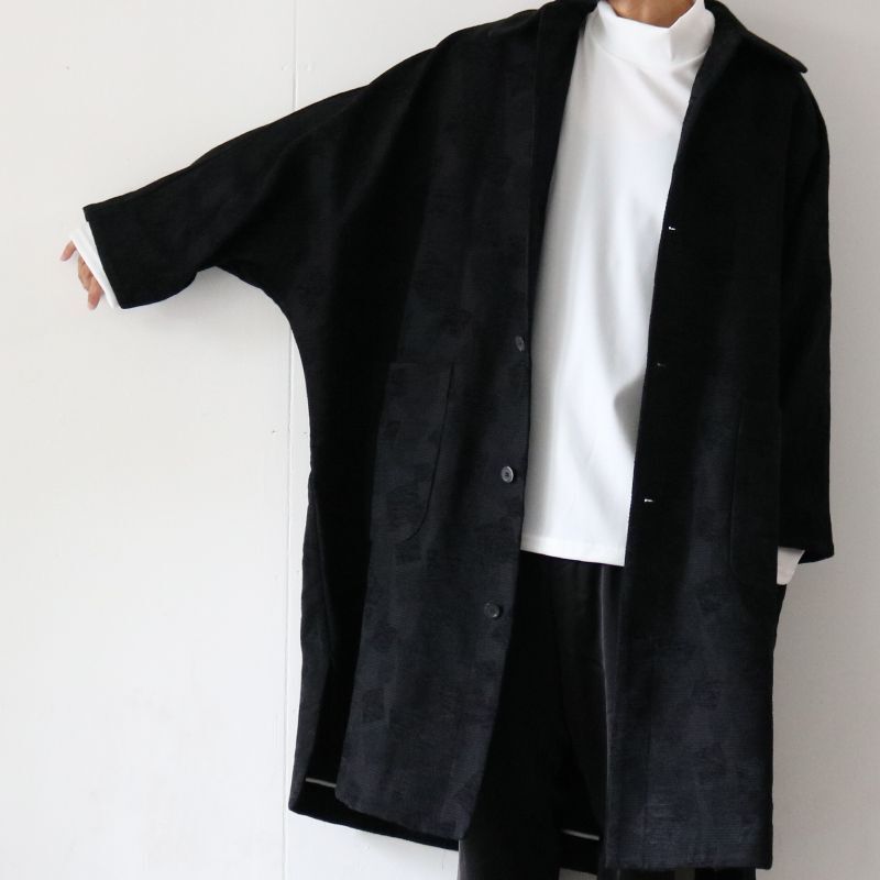 SISE(シセ) / ドルマンスリーブコート：DOLMAN SLEEVE COAT[22AW-NA-CO