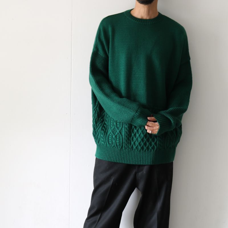SISE(シセ) / クルーネックニット：CREW KNIT[22AW-NA-KN-01]の通販 