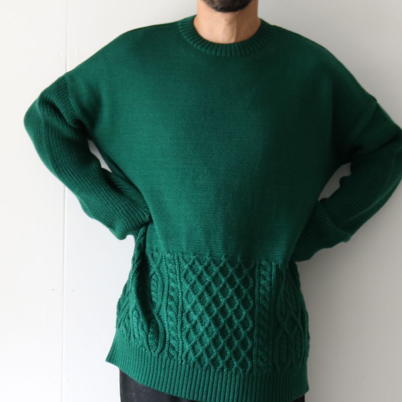 SISE(シセ) / クルーネックニット：CREW KNIT[22AW-NA-KN-01]の通販
