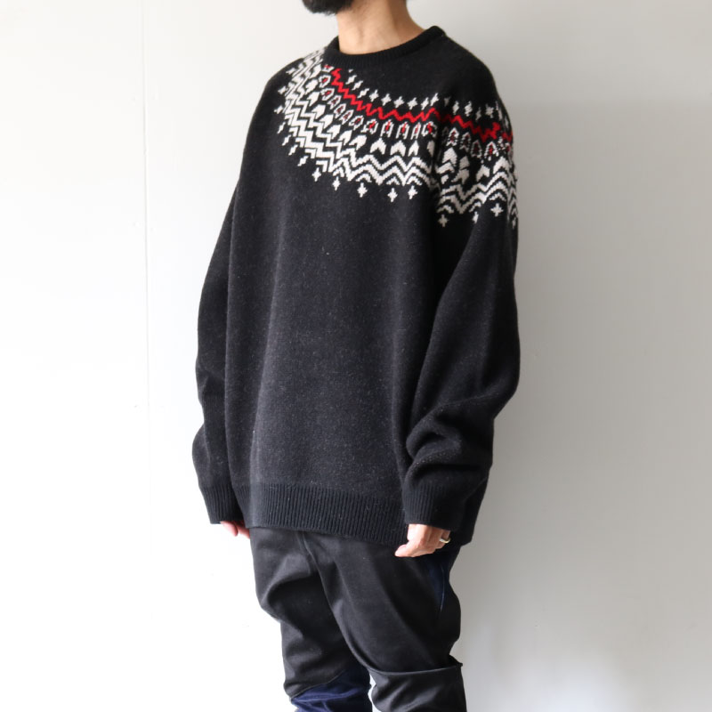 yoshio kubo(ヨシオクボ) / ノルディックセーター(NORDIC SWEATER 