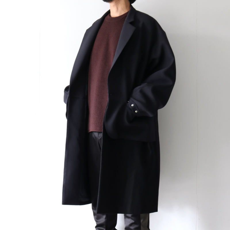 yoshio kubo(ヨシオクボ) / レイヤードコート(3CROSS JACKET COAT 
