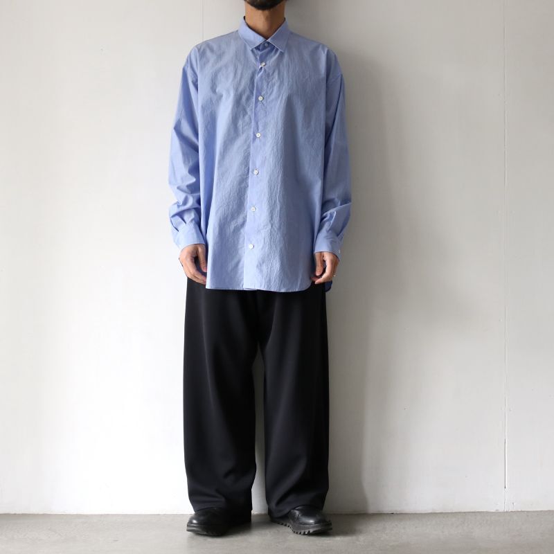 UNDECORATED washed cotton shirts試着のみ