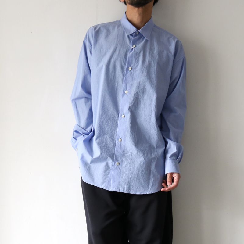 UNDECORATED washed cotton shirts試着のみ