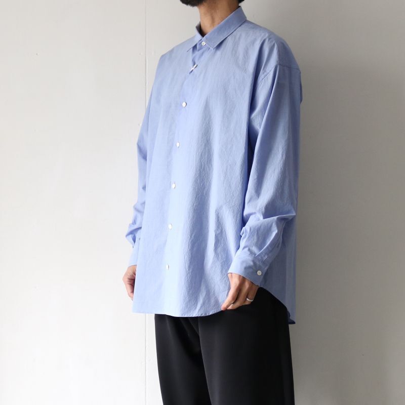 UNDECORATED washed cotton shirts試着のみ