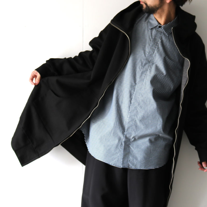 SISE(シセ) / ロングジップアップフーディ :LONG ZIP UP SWEAT[SS-SW SISE(シセ) / ロングジップアップフーディ :LONG ZIP UP SWEAT[SS-SW