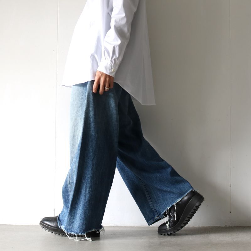 soe(ソーイ) / ワイドジーンズ<Widest Hard Wash Jeans/ 1231-60-007