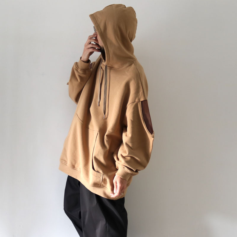 通販ショップ販売 Nylon sleeve hoodie / ナイロンスリーブフーディ 