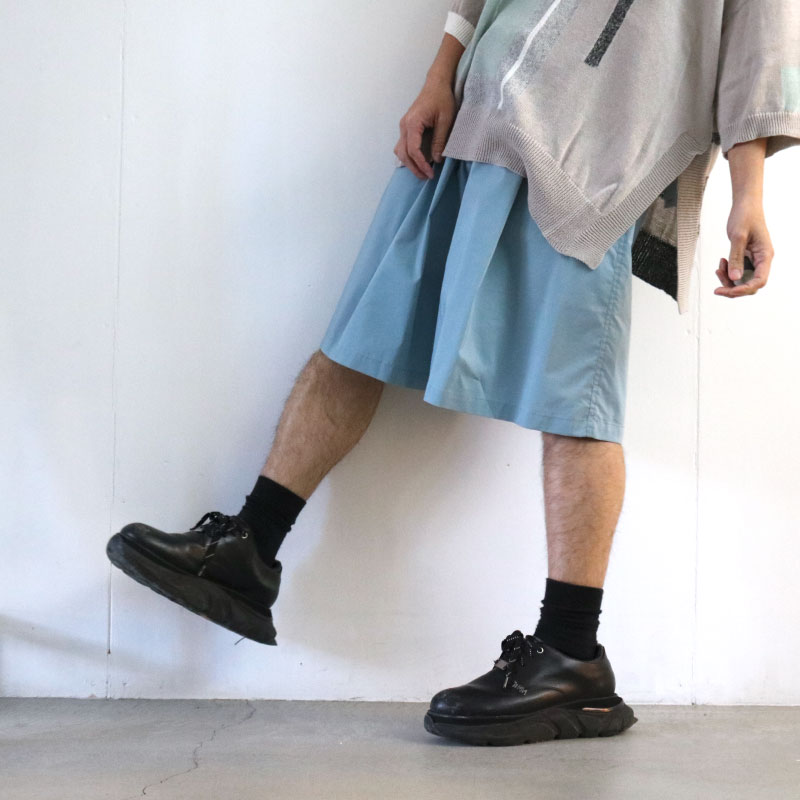 yoshio kubo(ヨシオクボ) / タックショーツ(WEATHER TUCK SHORTS