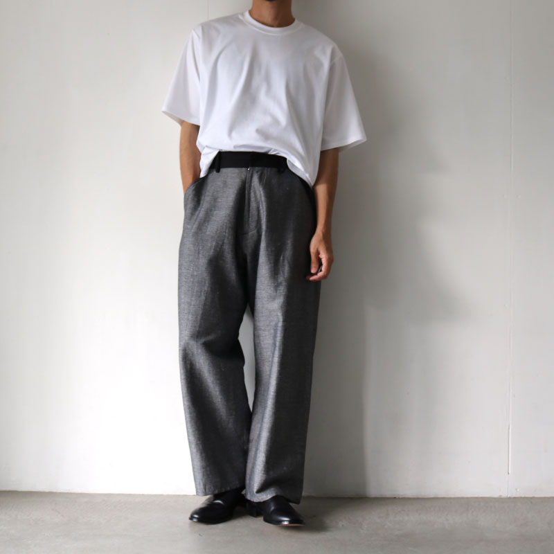 SISE(シセ) / ワイドストレートパンツ：WIDE STRAIGHT PANTS[SS-PT-01