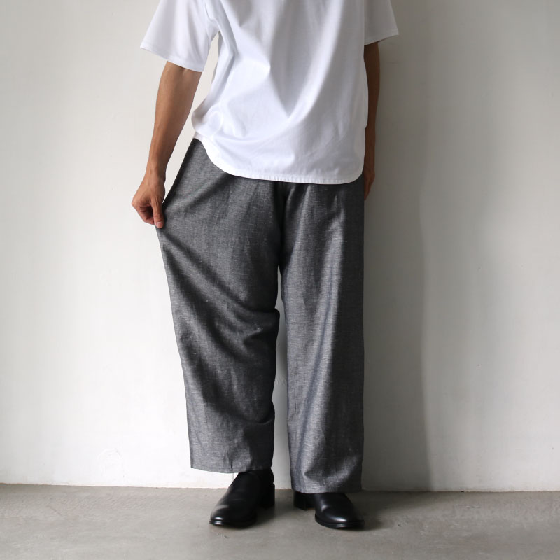 SISE(シセ) / ワイドストレートパンツ：WIDE STRAIGHT PANTS[SS-PT-01