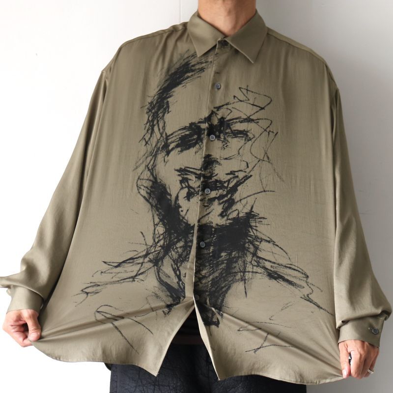 TAAKK(ターク) / プリントシャツ(DRAWING PRING SHIRT [TA23AW-SH033