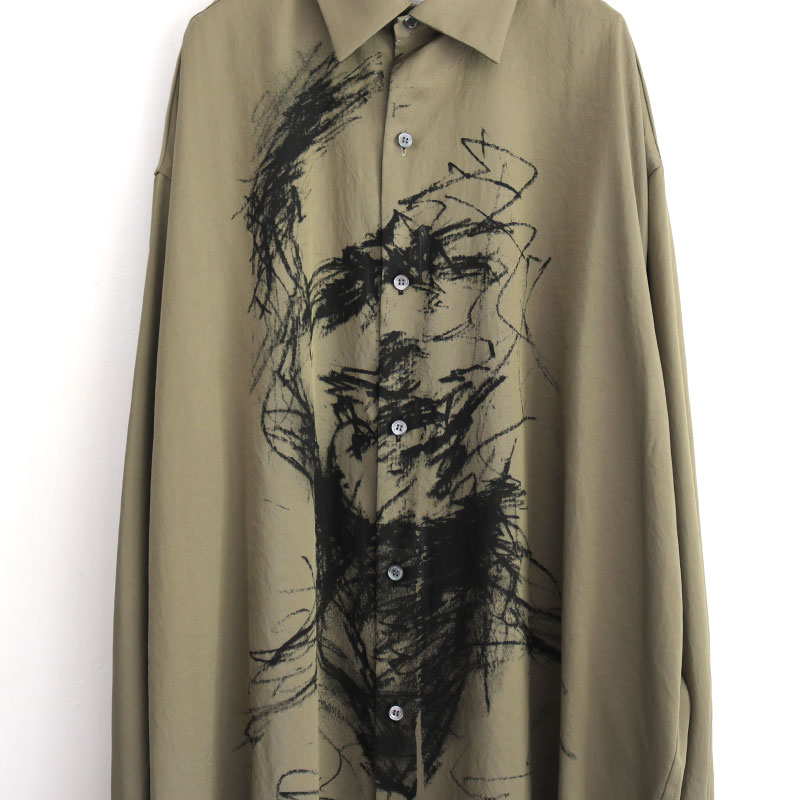 TAAKK(ターク) / プリントシャツ(DRAWING PRING SHIRT [TA23AW-SH033