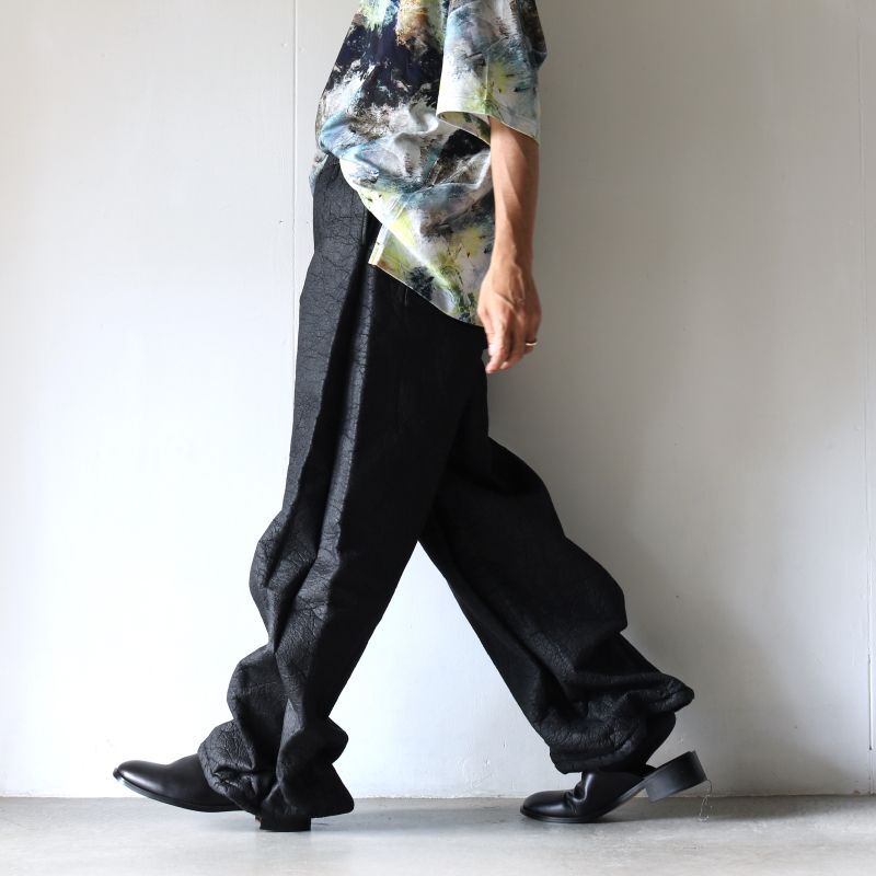 TAAKK(ターク) / フェイクレザーワイドパンツ[FAKE LEATHER WIDE PANTS ...