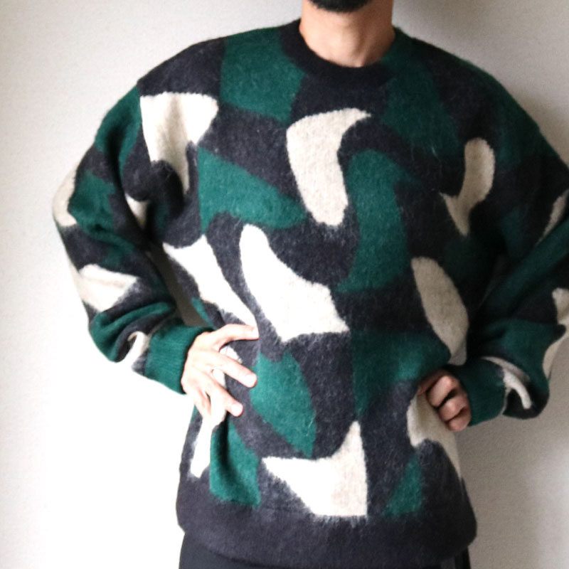 TAUPE[トープ] / アルパカニット（Wavy JQ Crew Neck Knit[TPM23307002