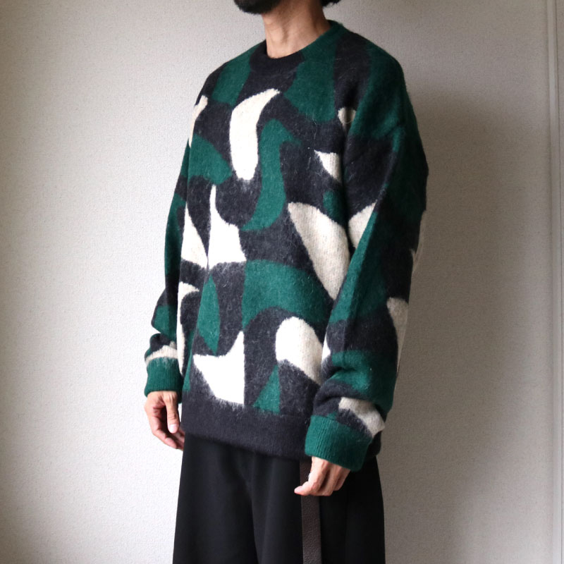 TAUPE[トープ] / アルパカニット（Wavy JQ Crew Neck Knit[TPM23307002