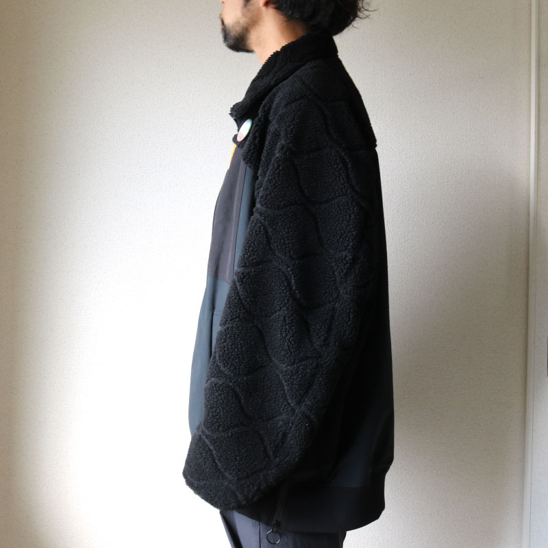 NEYVOR / Mix Courtyard Coat - BLK